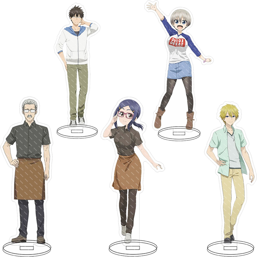 Figma Stand Set - 16CM Anime Acrylstandaard Uzaki-chan Wants to