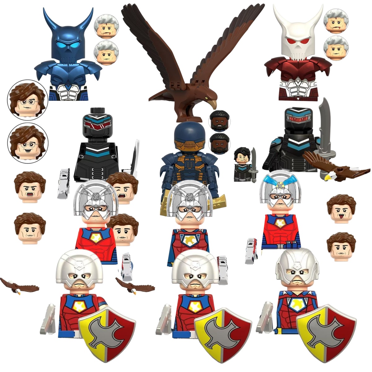 SuicideSquad Peacemaker Blauwe - Lego Minifigure Holder recensie en prijs