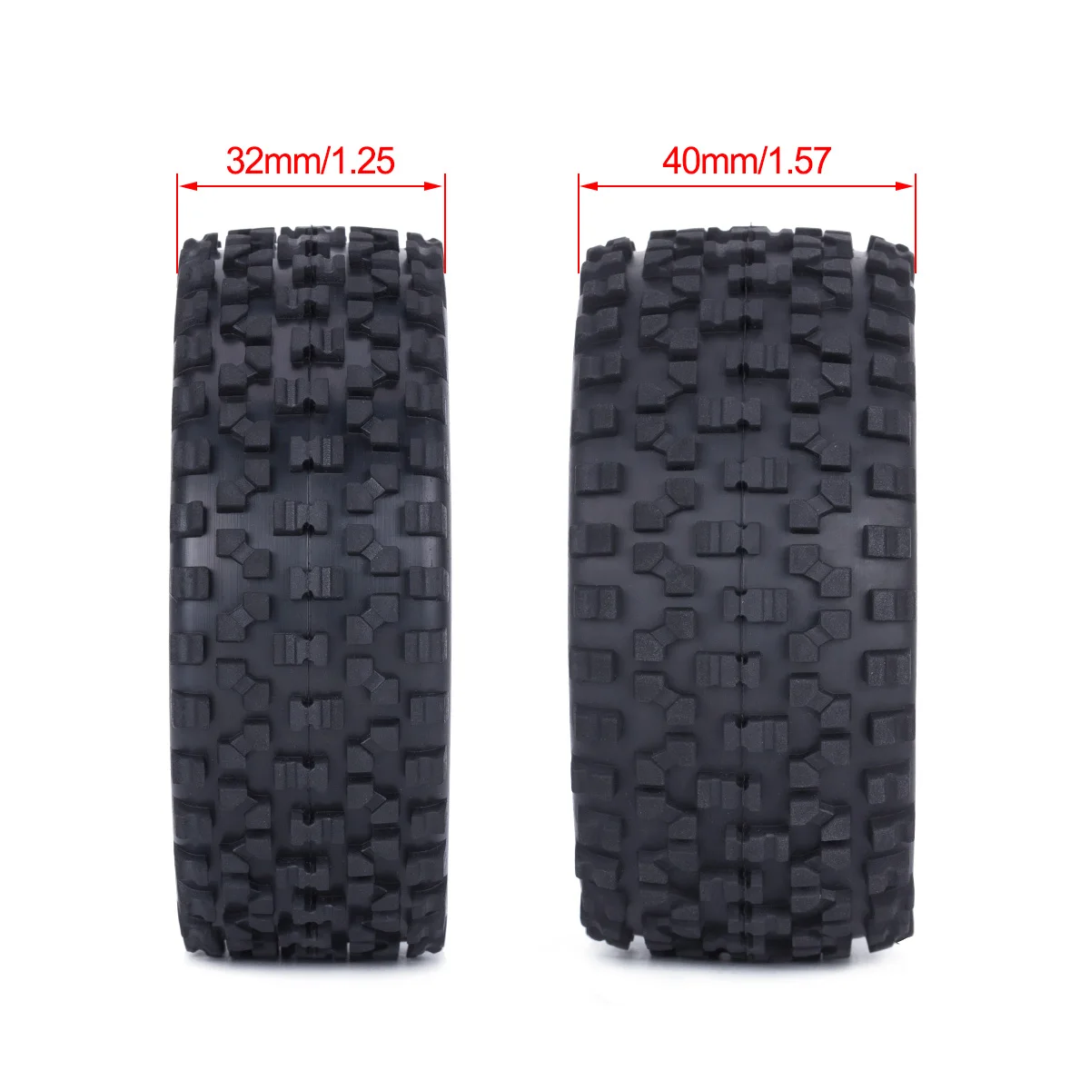 4 stuks 88 mm buggybanden wiel - Tamiya Model Rc Car recensie en prijs