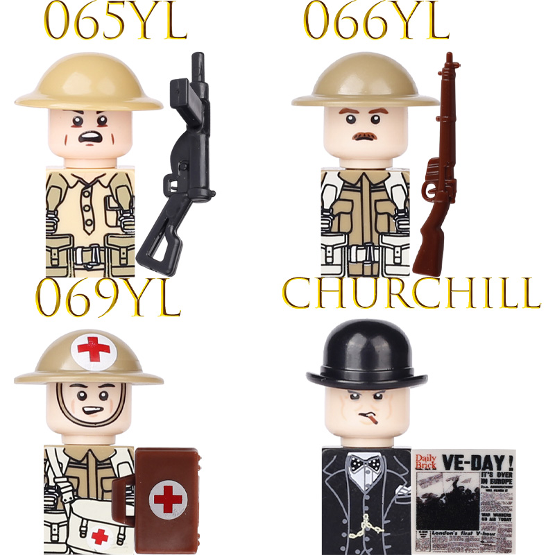 Kinderen Speelgoed WW2 Militai - Lego Minifigure Holder recensie en prijs