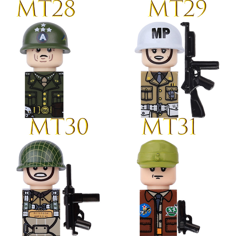 Kinderen Speelgoed WW2 Militai - Lego Minifigure Holder recensie en prijs