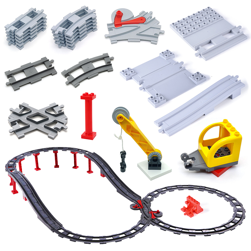 Treinspoorset Grote bouwstenen - Lego Set City recensie en prijs