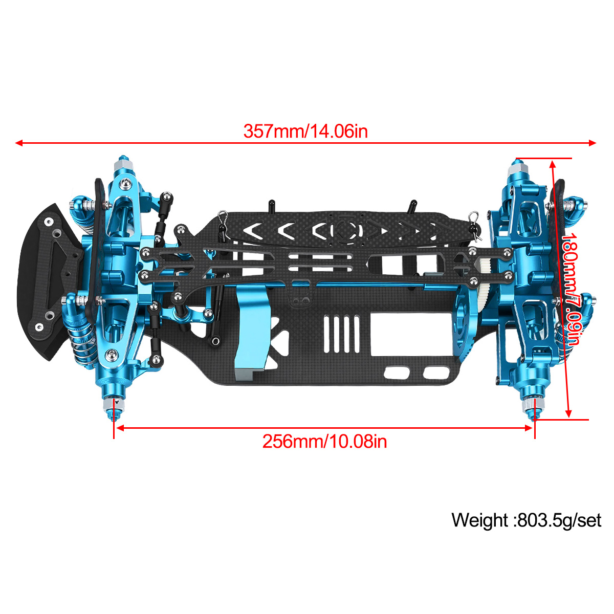Aluminium & carbon fiber frame - Tamiya Model Rc Car recensie en prijs