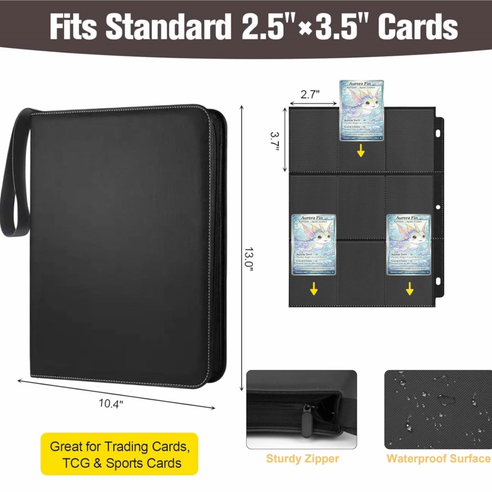900 Zakjes Kaartenmap Album Me - Trading Card Binder recensie en prijs