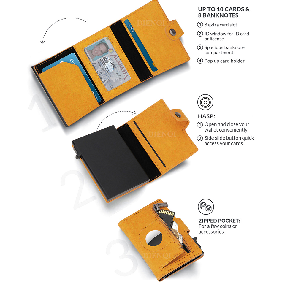Airtag Portemonnee Rfid Credit - Card Top Loader recensie en prijs
